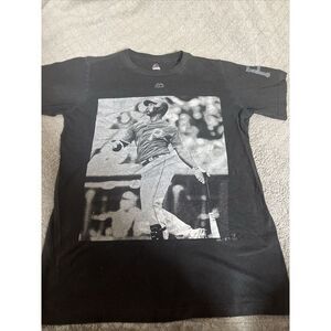 Pittsburgh Pirates Mens Sz‎ Small Black T-shirt MLB Baseball